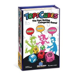 TopiCubes The Fast Rolling Dice Categories Game Blue Orange Games 2-6 Players
